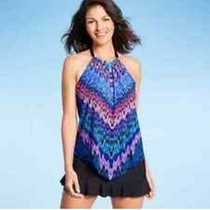 Aqua Green tankini top